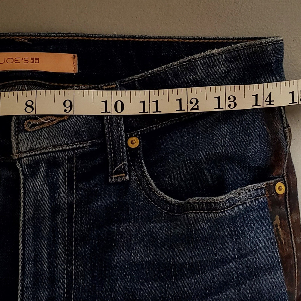 Joe's Jeans Women's High Rise Size 28 Flawless The Charlie Metallic - Picture 3 of 16